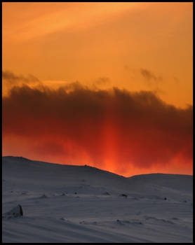 Arctic sundown