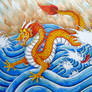 Gold Dragon of the Waves