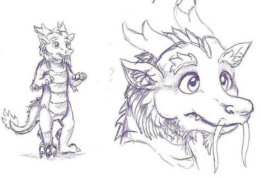 Asian dragon fursuit concept