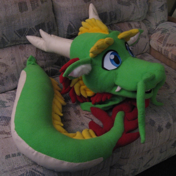 Asian Dragon fursuit prog 4