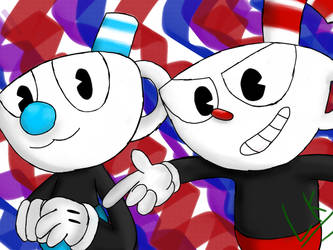 Cuphead and Mugman