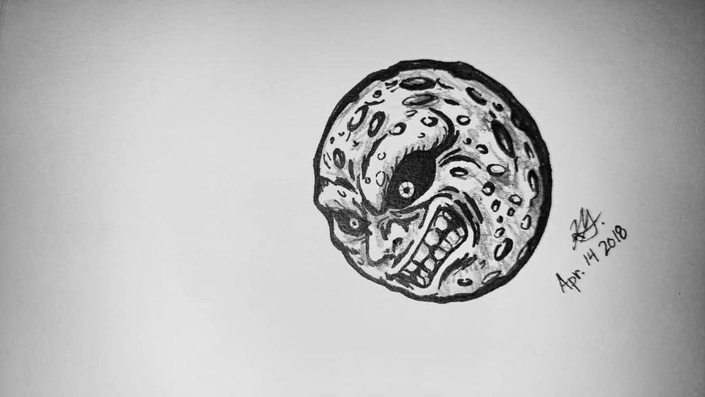 The Moon From Majora's Mask by RinnG on DeviantArt