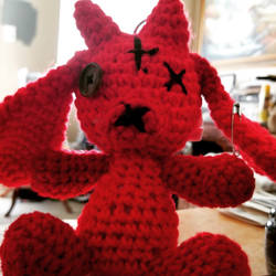 Luvette The Demon Bunny plush