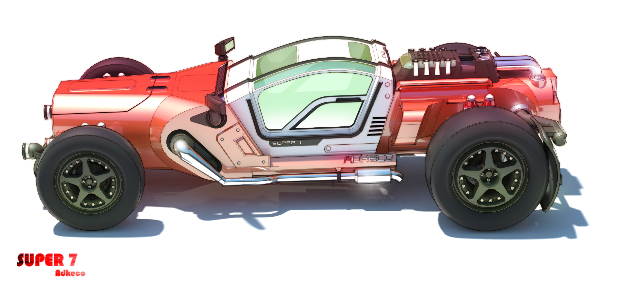 Super 7 sideview by aconnoll