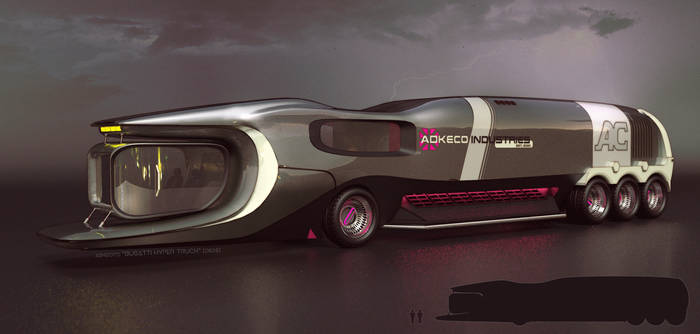 Adkecos Hyper Truck by Bugatti