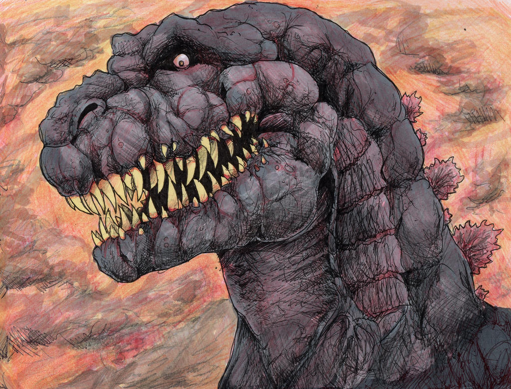 Godzilla Head by DinoDilopho on DeviantArt