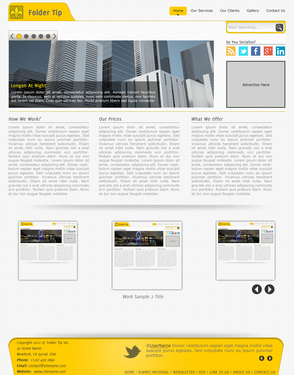 Folder Tip Website Design