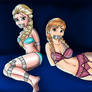Anna And Elsa bound and gagged