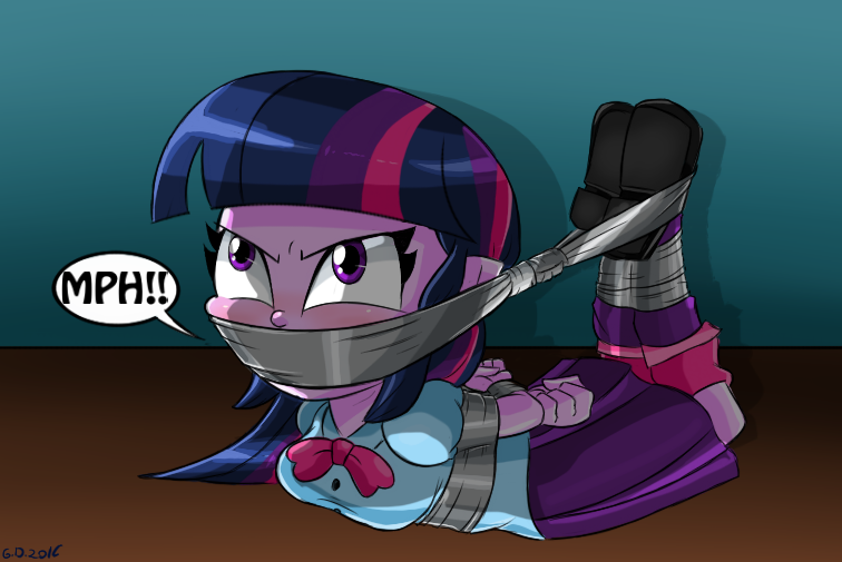 Twilight Sparkle Bound and Gagged 2 non blindfold