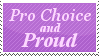 Pro Choice stamp