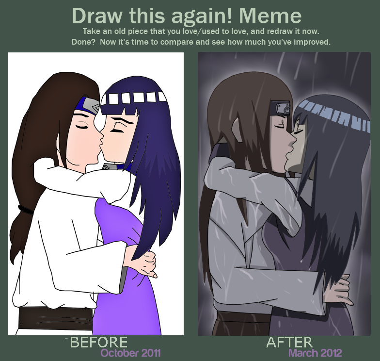 Redraw meme: Nejihina