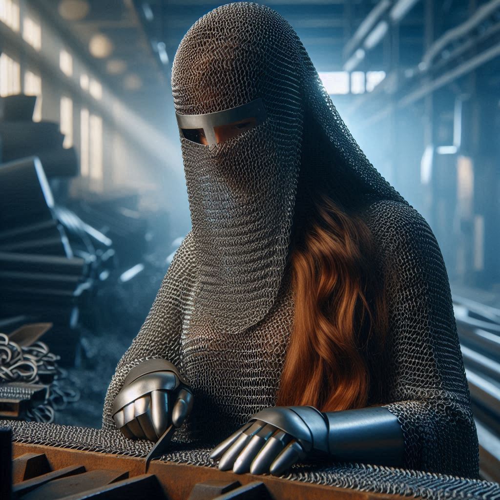 Chainmail Character Processing Chainmail Bands by ElAleatoire2023 on DeviantArt