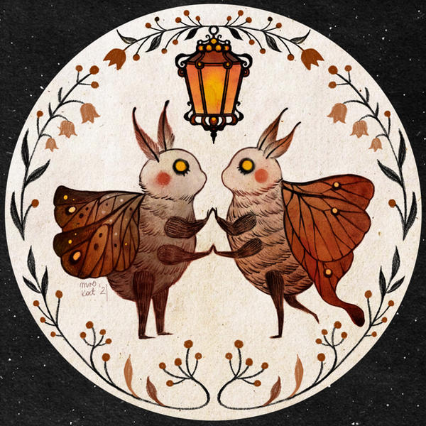 Moth Love Rokz Moths in love by mrokat on DeviantArt