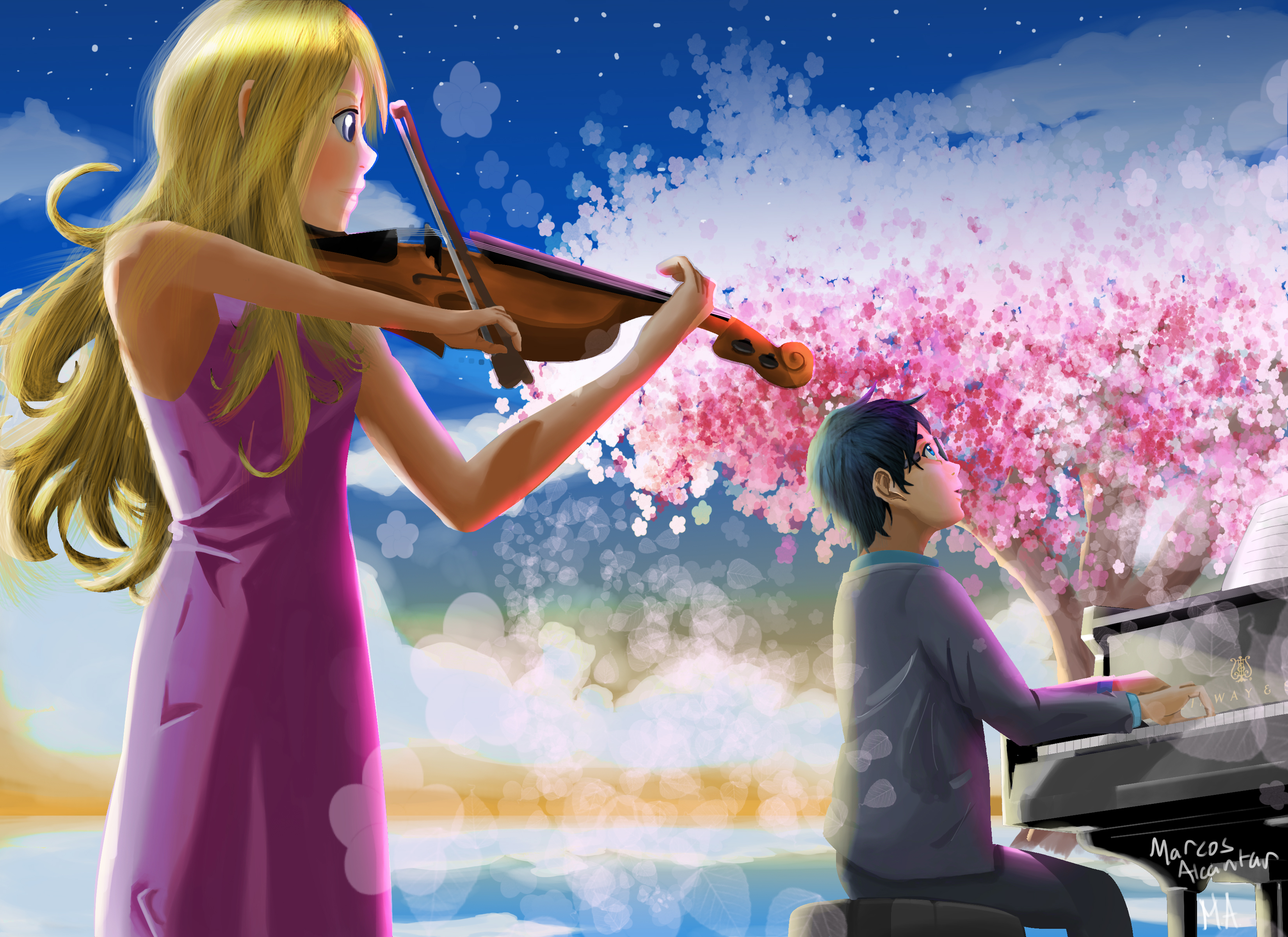 Shigatsu wa kimi no Uso 1 by StillGlass on DeviantArt