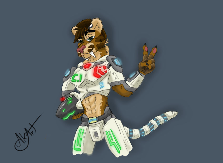 The Protogen outfit by TryArtOne on DeviantArt