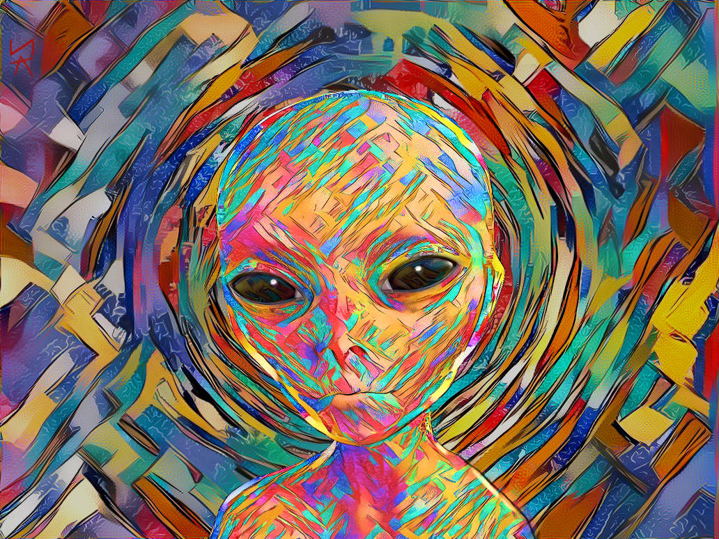 Abstract Psychedelic Alien by ZEKHAT on DeviantArt