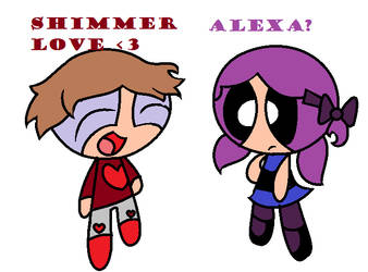 Genderbender Alex and GlitterHeart