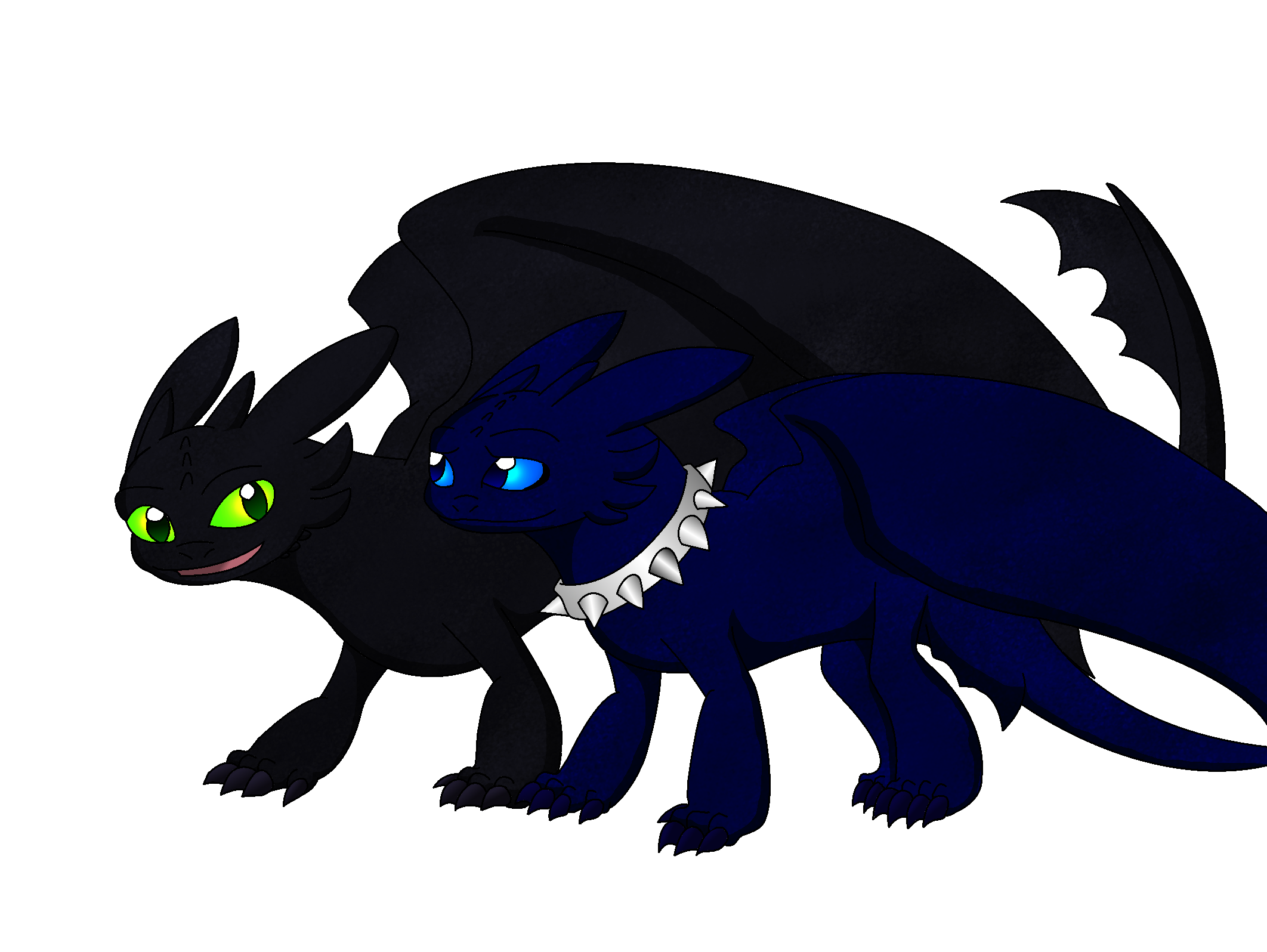 Nightshade and The Dragons of Berk: Toothless
