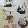 Cuphead Hand Drawings: Cup Brothers
