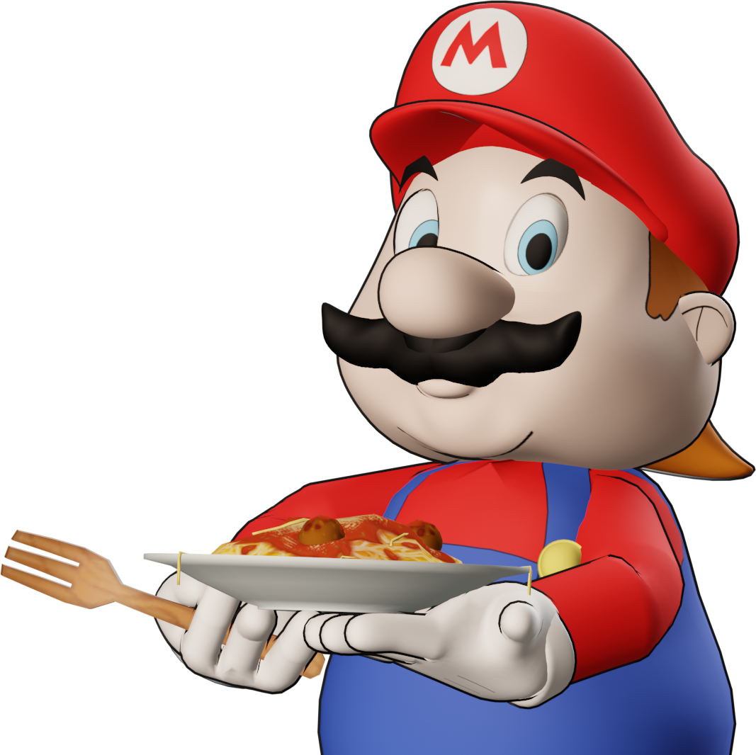 Mario and spaghetti by SonictheHedgehog1953 on DeviantArt