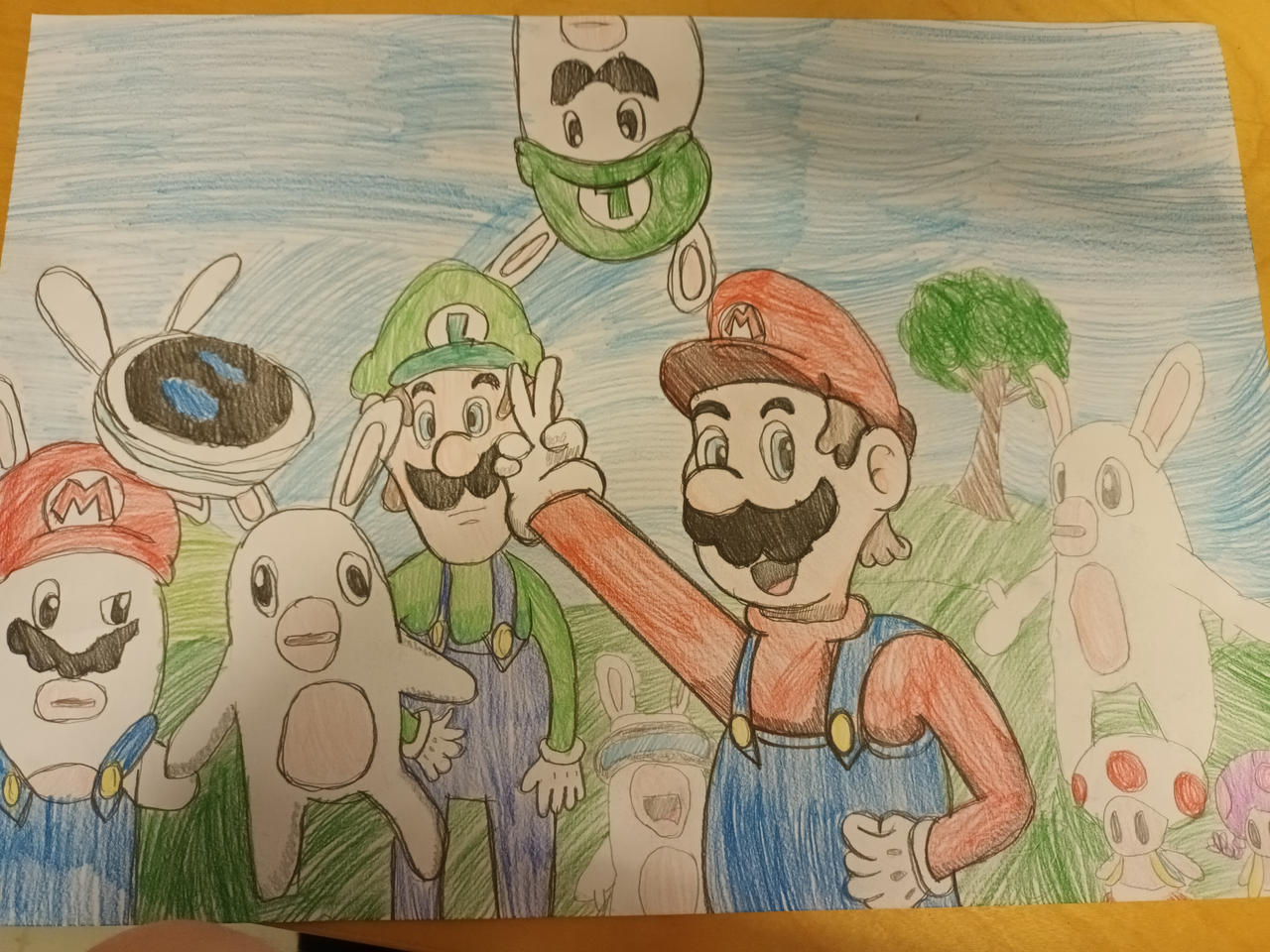 Mario plus Rabbids fanart by SonictheHedgehog1953 on DeviantArt
