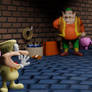 The Pig City title card 3D