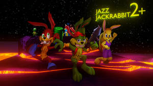 Jazz Jackrabbit 2+ title screen