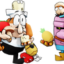 Peppino with Gerome and Toppins