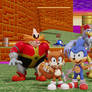 AoStH characters visit Techno Hill Zone