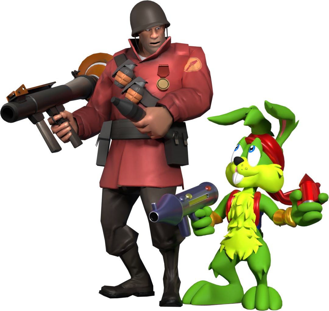 Soldier and Jazz Jackrabbit