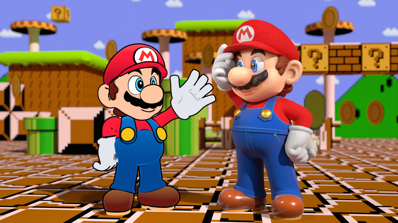 2D and 3D Mario