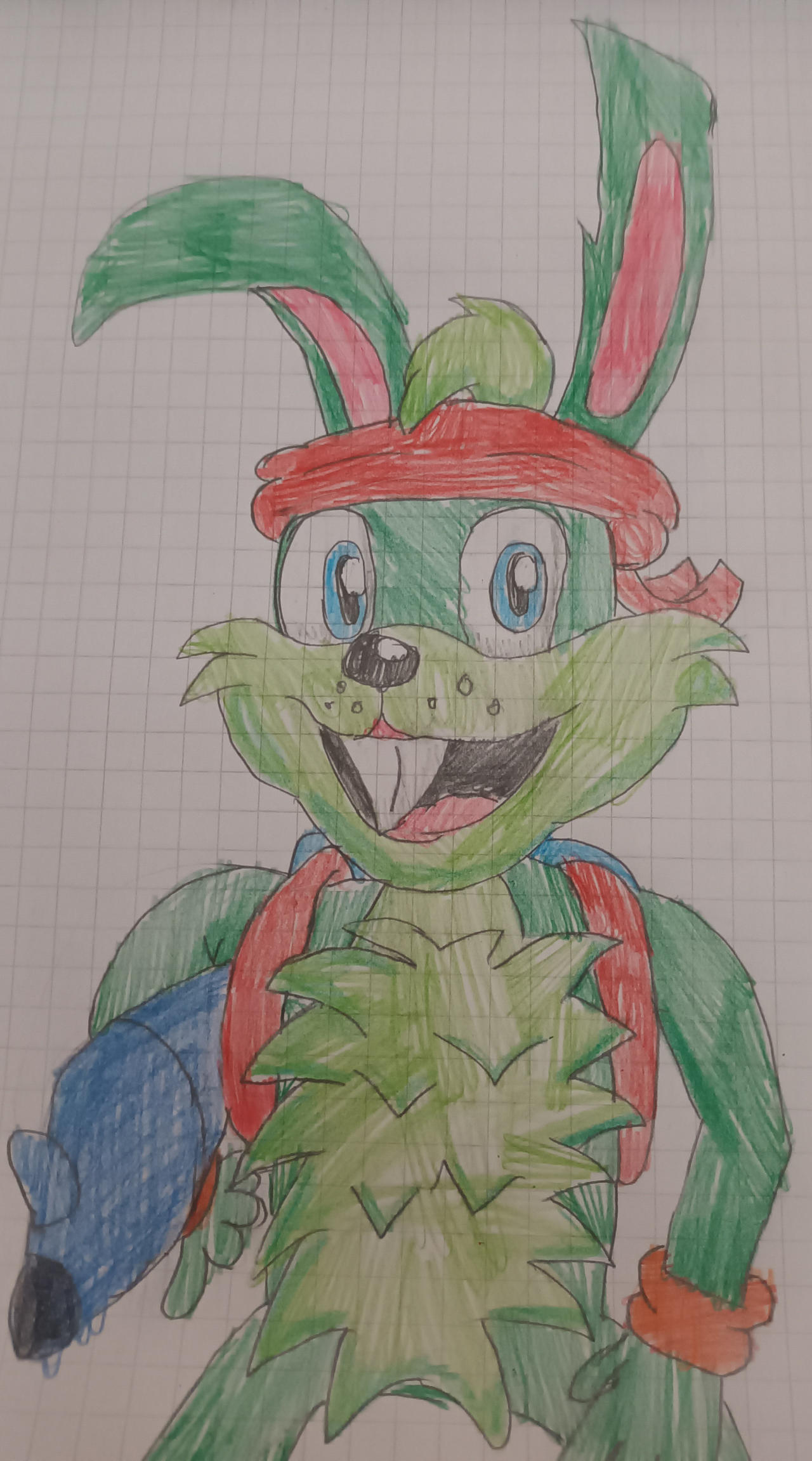 Classic Jazz Jackrabbit drawing