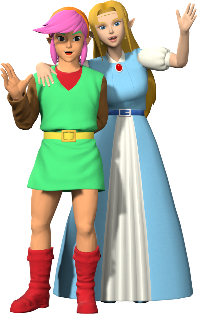 Past Link and Zelda