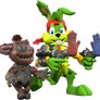Jazz Jackrabbit and Giblet