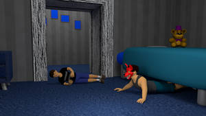 Michael scares Evan