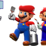 Mario Paint and Mario Artist