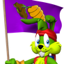 Jazz Jackrabbit with Carrotus flag