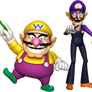 Power Tennis Wario and Waluigi