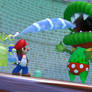 Mario vs Petey Piranha