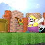 Wario on the escape (Shake Dimension)