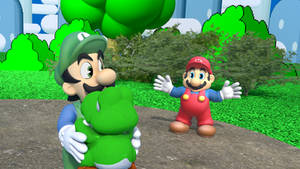 SMW Mario's joke