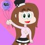 Art1stg1rl in Cute Outfit with Cute Balloons