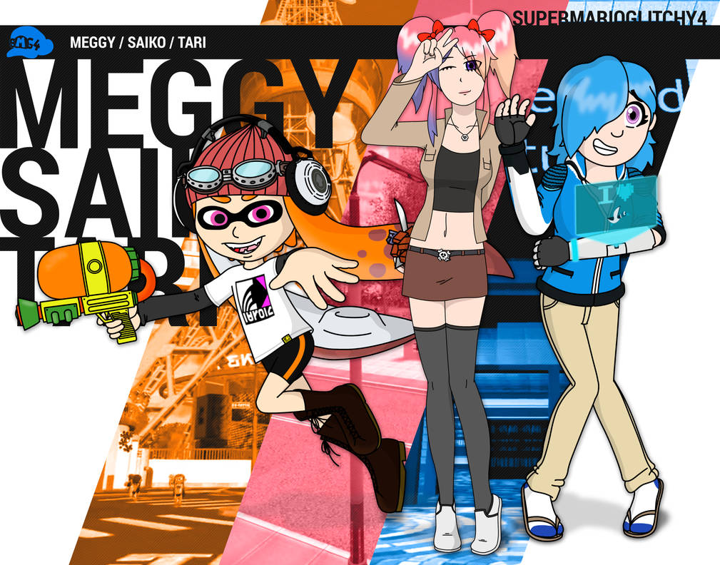 SMG4 Girls Meggy Saiko And Tari By Woo Foo Battlefield On DeviantArt smg4-girls-meggy-saiko-and-tari-by-woo-foo-battlefield-on-deviantart