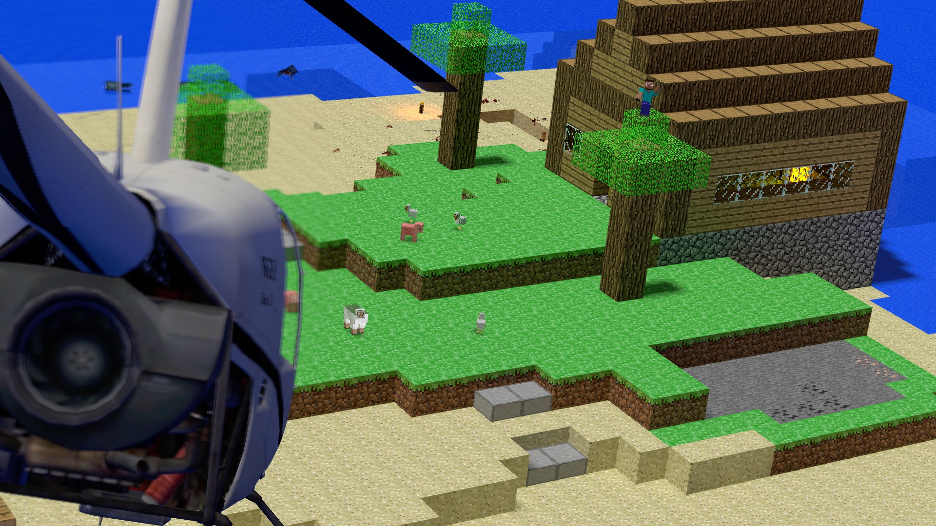 Gmod Minecraft Scene By Kader938 On Deviantart
