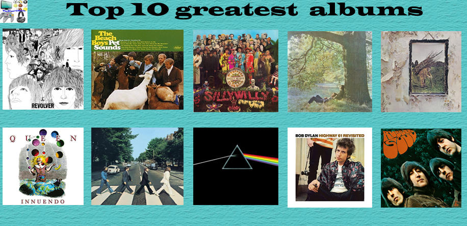 10 Greatest Albums of All Time by AK-Reviews DeviantArt