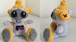 Robot amigurumi by JBcrochetwizard