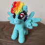 Rainbow Dash amigurumi