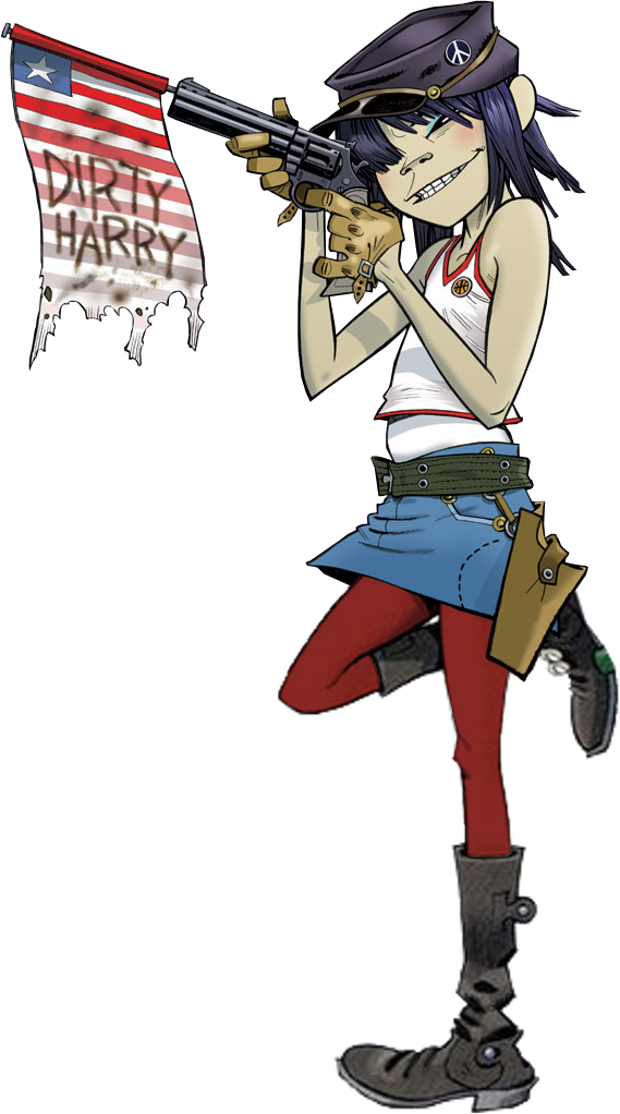Gorillaz Noodle Dirty Harry By FigyaLova On DeviantArt gorillaz-noodle-dirty-harry-by-figyalova-on-deviantart