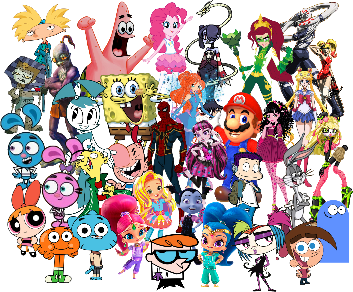 Fictional Characters Collage by FigyaLova on DeviantArt