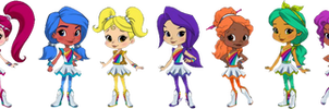 Mandy Rainbow Rangers The Rainbow Rangers (2D Art) by FigyaLova on DeviantArt